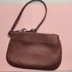 Coach chocolate Brown Wristlet